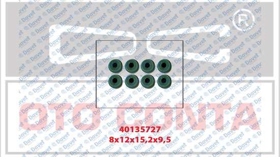OTOCONTA 40135727 Subap Kecesi Takim 8 Adet Viton 8×12x15-2x9.5mm Bhpa-Hcpa-Rwpa  ####